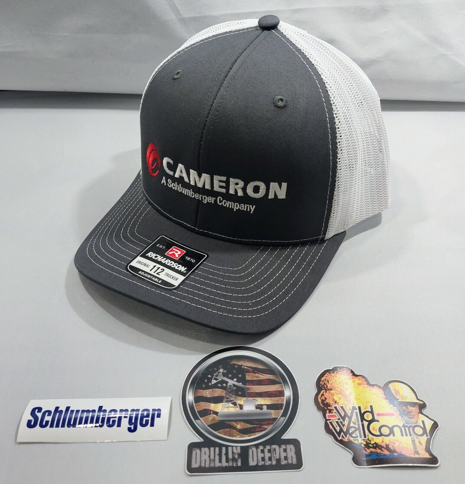 Cameron Hat $Rare and Sticker Crane Oilfield Construction P18