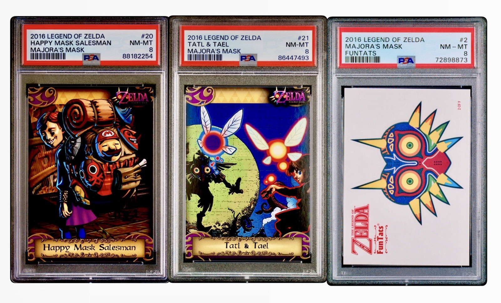 2016 Legend Of Zelda Enterplay Majora’s Mask Happy Mask 20 Tatl & Tael 21 PSA 8 2016 Legend Of Zelda Enterplay Majora’s Mask Happy Mask 20 Tatl & Tael 21 PSA 8