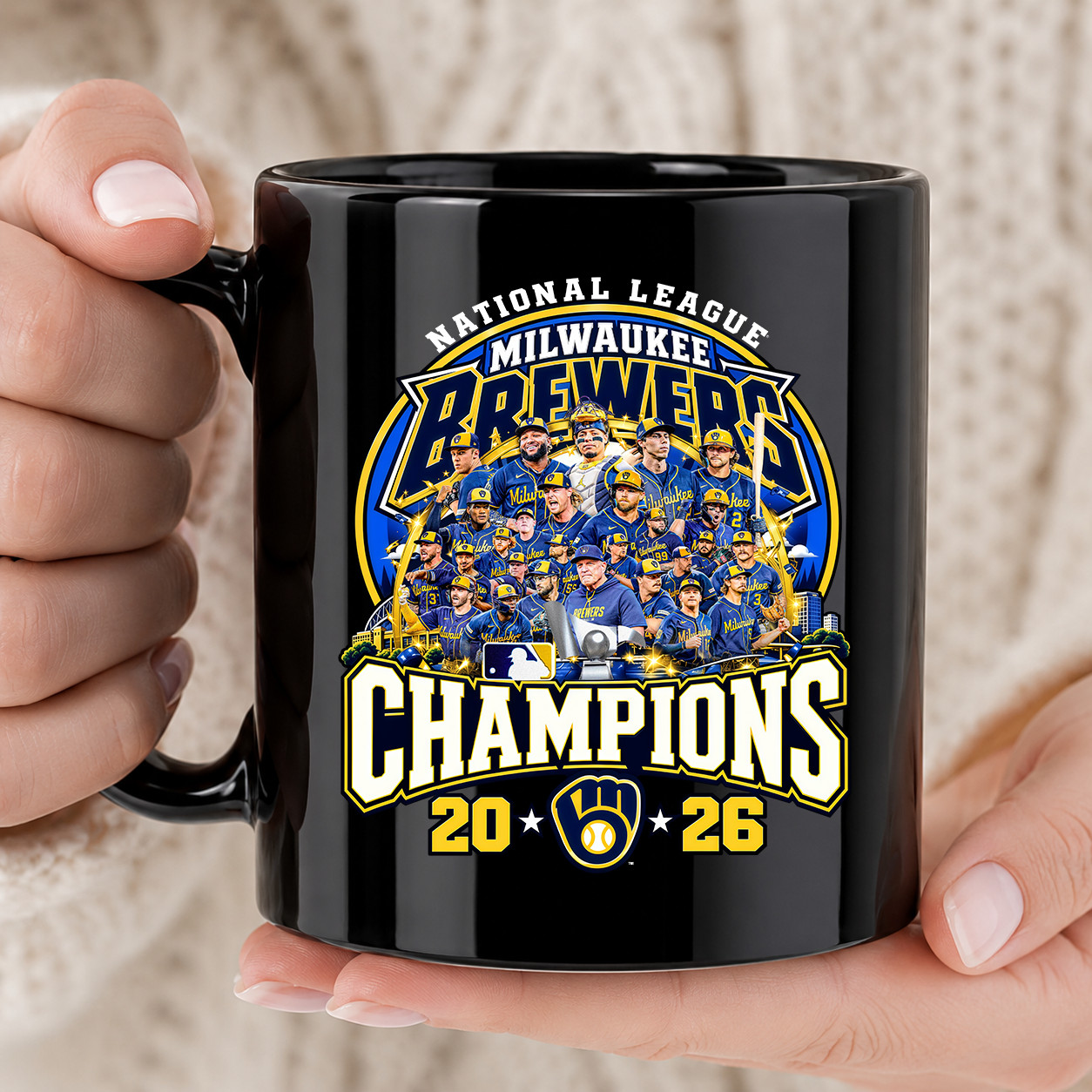 Milwaukee Brewers 2026 NLCS Champions Mug - Mug 11oz Milwaukee Brewers 2026 NLCS Champions Mug - Mug 11oz