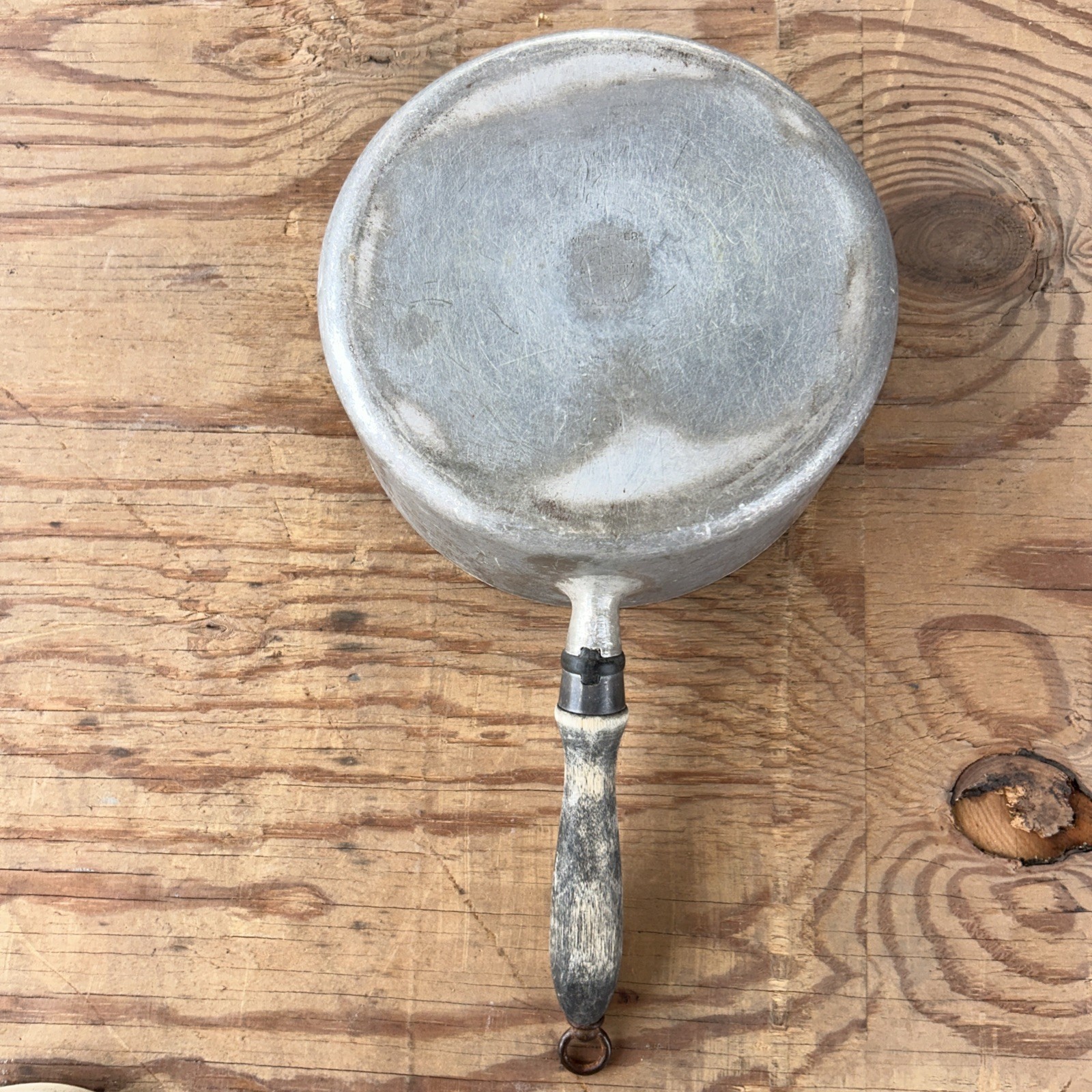 Vintage Wear-Ever 721 1/2 Cast Aluminum 1.5 Qt Saucepan Pot USA MCM Heavy