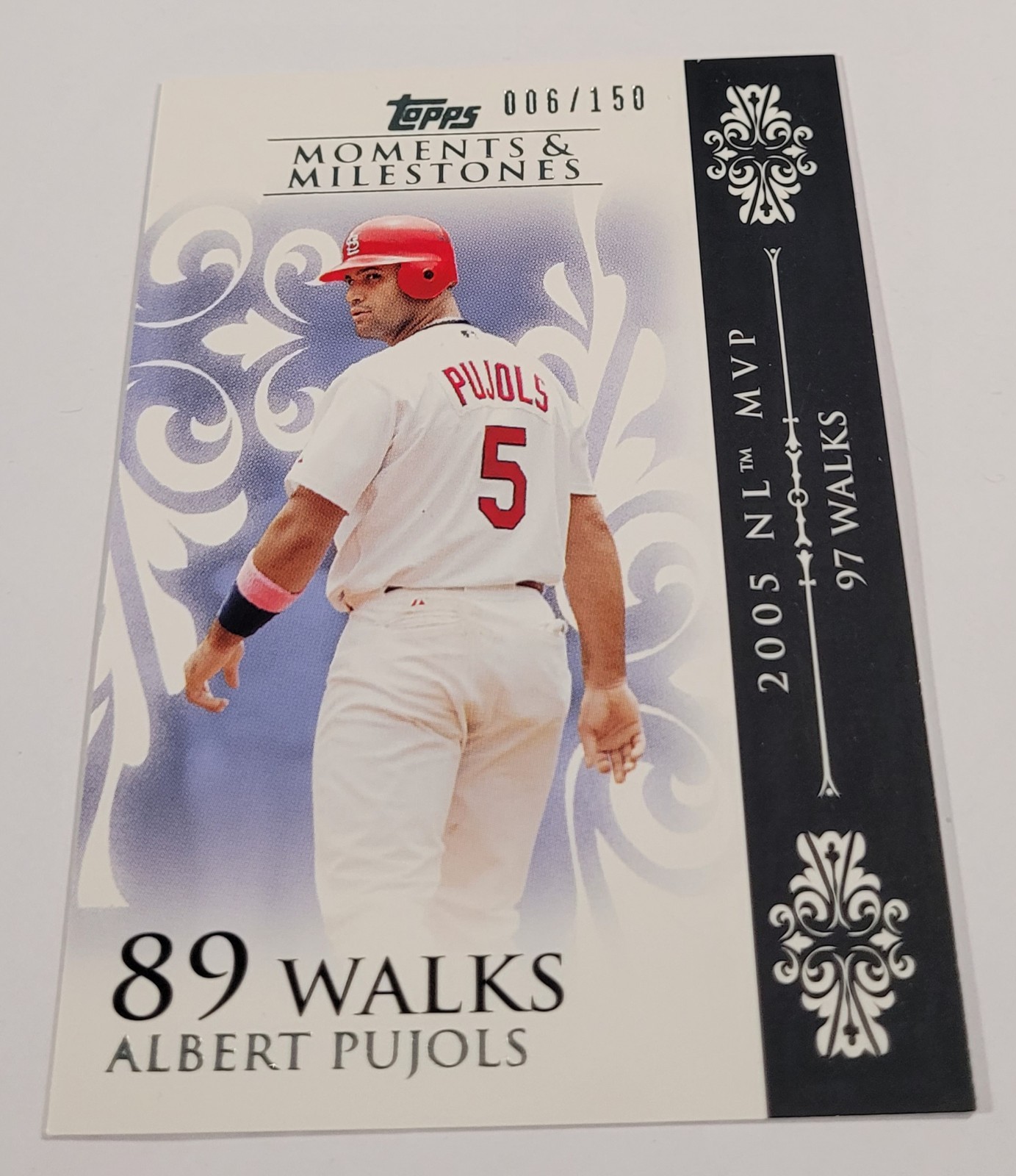 2008 Topps Moments & Milestones #89-15 Albert Pujols /150 St. Louis Cardinals 2008 Topps Moments & Milestones #89-15 Albert Pujols /150 St. Louis Cardinals