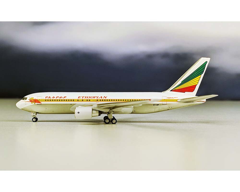 Aeroclassics ACETAIF Ethiopian Air Boeing 767-200 ET-AIF Diecast 1/400 Jet Model Aeroclassics ACETAIF Ethiopian Air Boeing 767-200 ET-AIF Diecast 1/400 Jet Model
