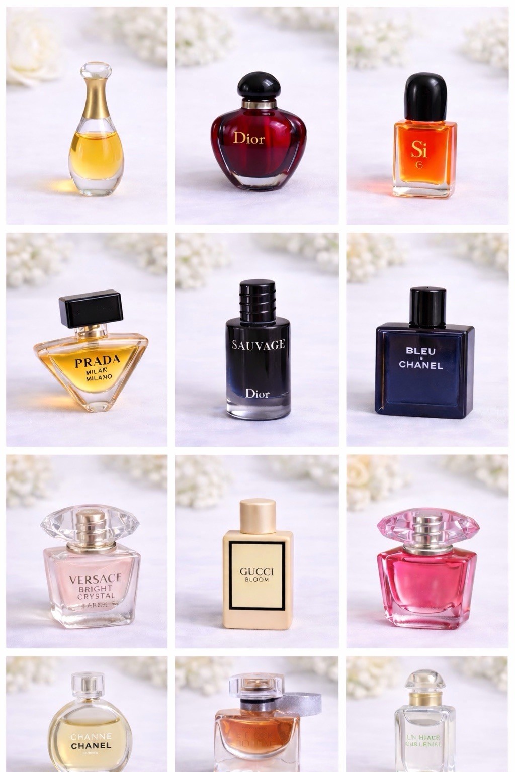 Mini Designer Perfumes Lot 12 pcs Chanel Dior Gucci Versace Amani Mixed Travel Mini Designer Perfumes Lot 12 pcs Chanel Dior Gucci Versace Amani Mixed Travel