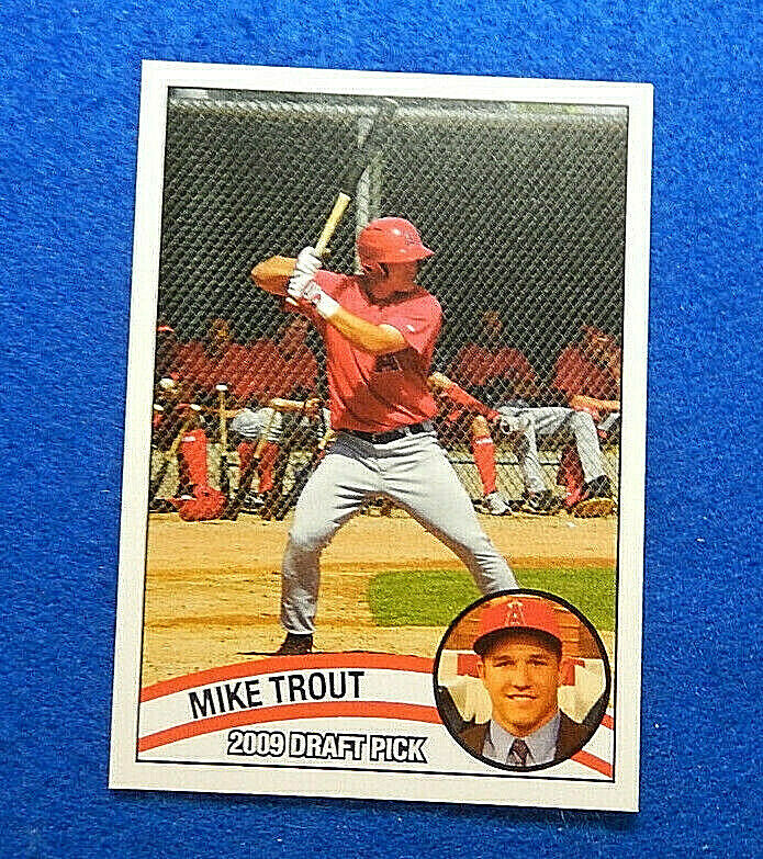 Mike Trout 2009 Draft Pick Rookie Card Hot Shot Prospects, Near Mint 💎