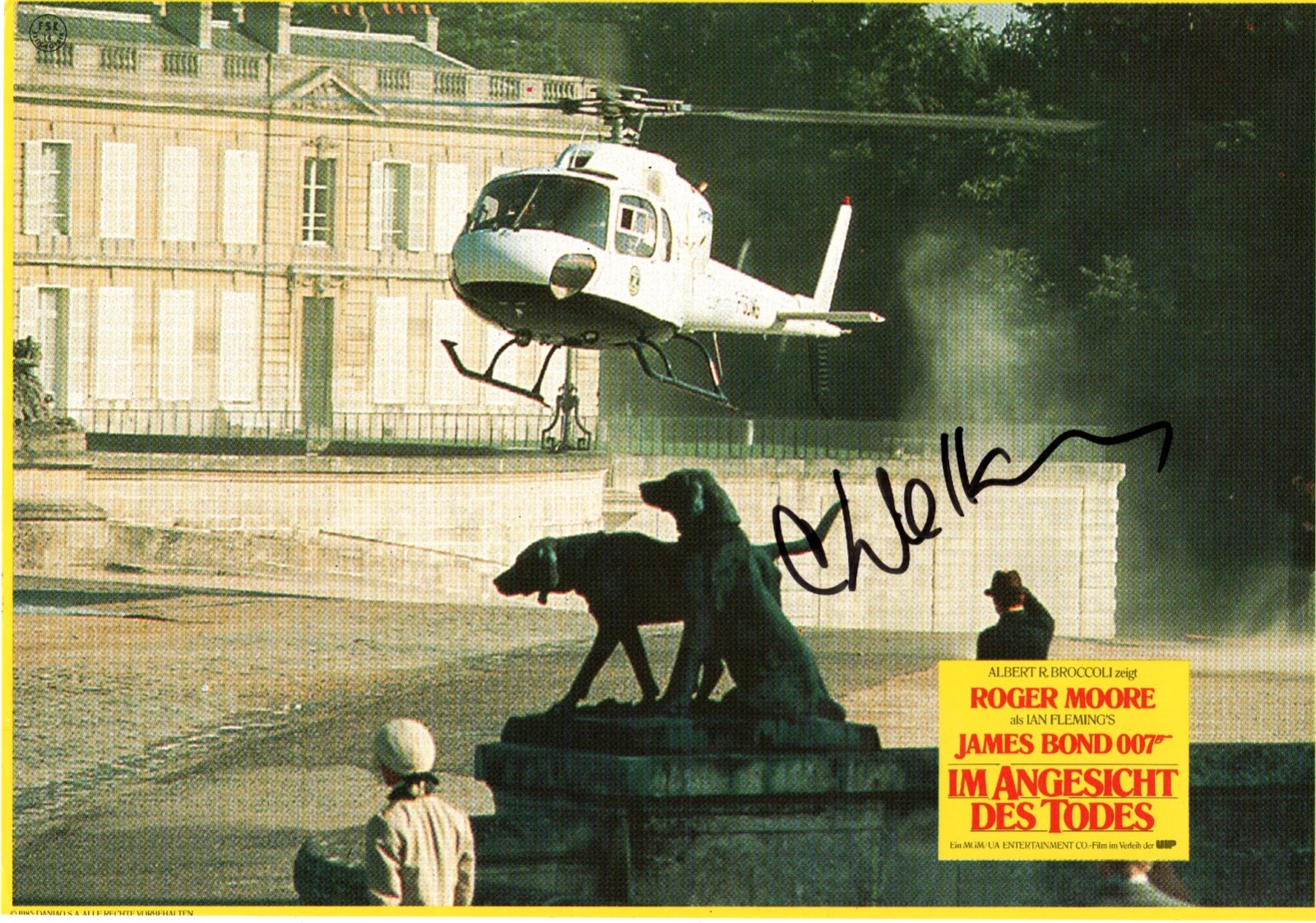 CHRISTOPHER WALKEN COA JAMES BOND AUTOGRAPH ORIGINAL STILL SIGNED VIEW TO 10-8 CHRISTOPHER WALKEN COA JAMES BOND AUTOGRAPH ORIGINAL STILL SIGNED VIEW TO 10-8