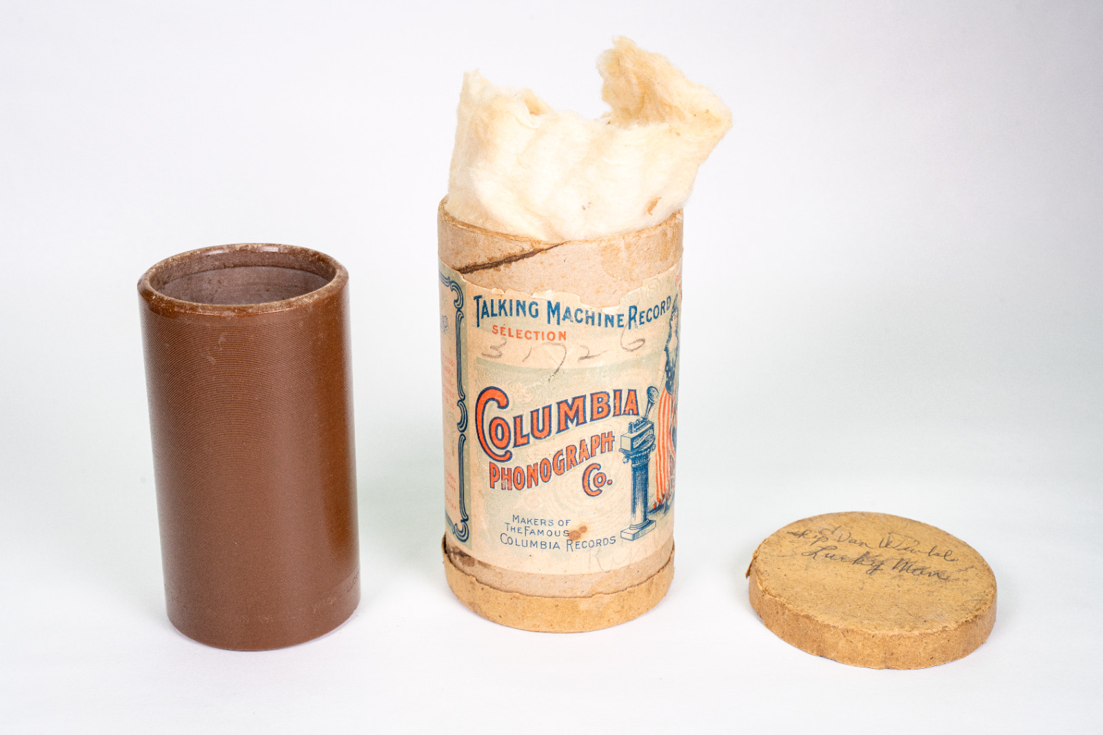 Brown Wax Cylinder Billy Murray Columbia 31726 “Rip Van Winkle Was A Lucky Man”