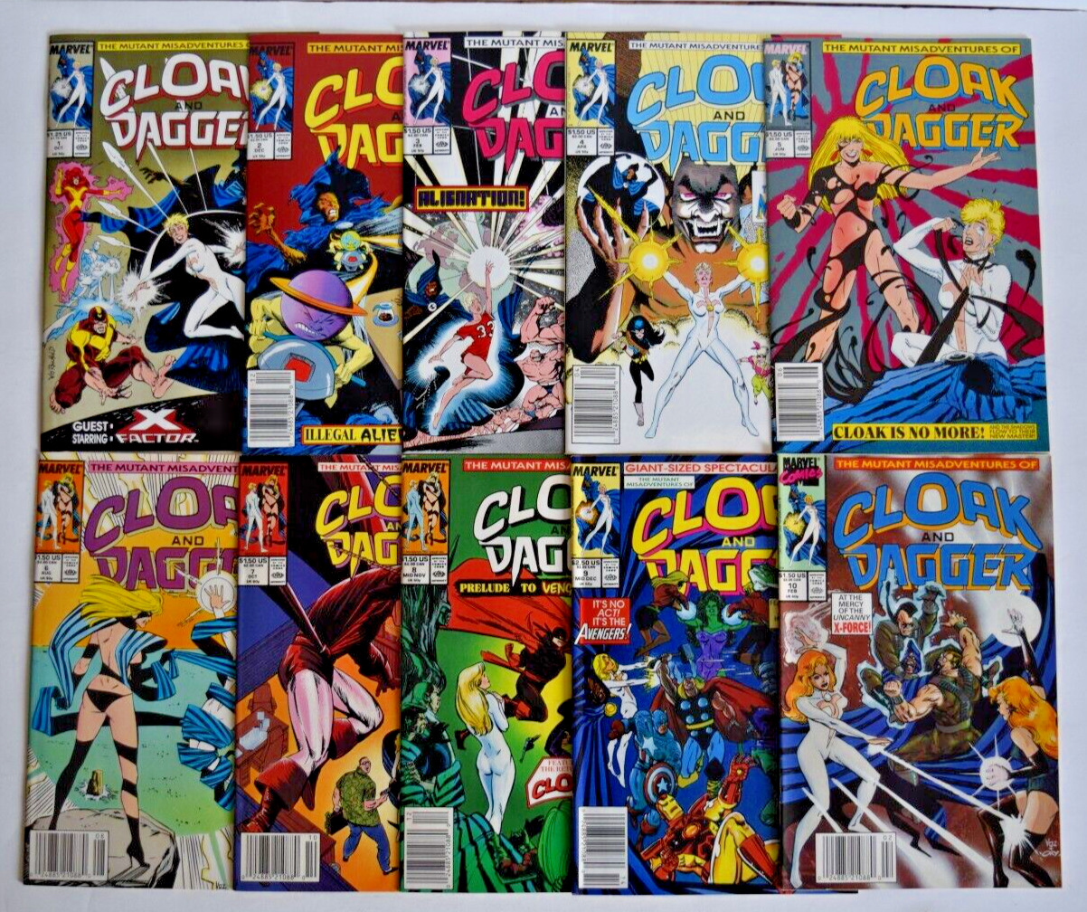 CLOAK AND DAGGER (1988) 19 ISSUE COMPLETE SET #1-19 MARVEL COMICS