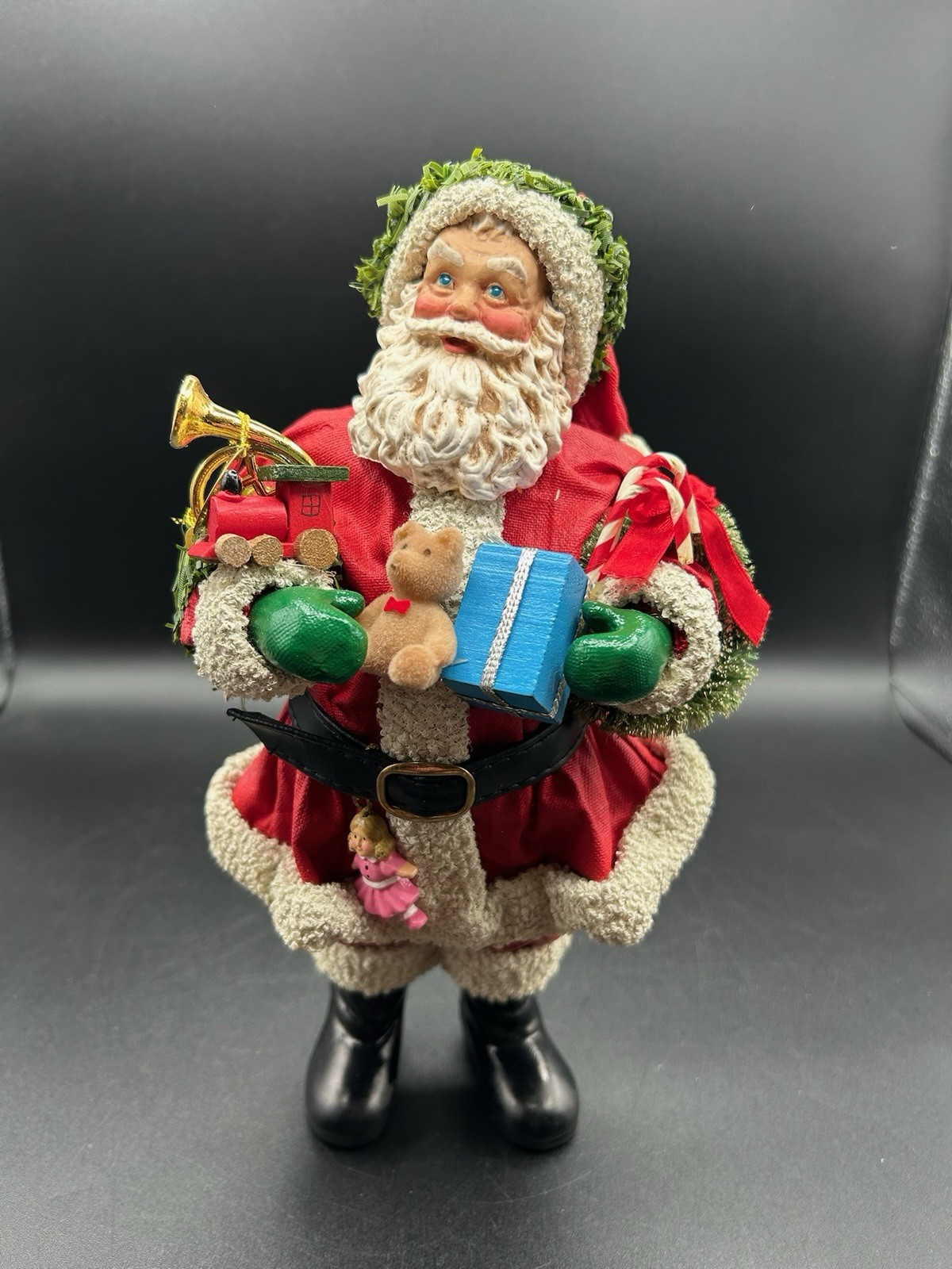 VTG Possible Dreams Clothtique Good Tidings Santa Figurine 1994 Item 713107