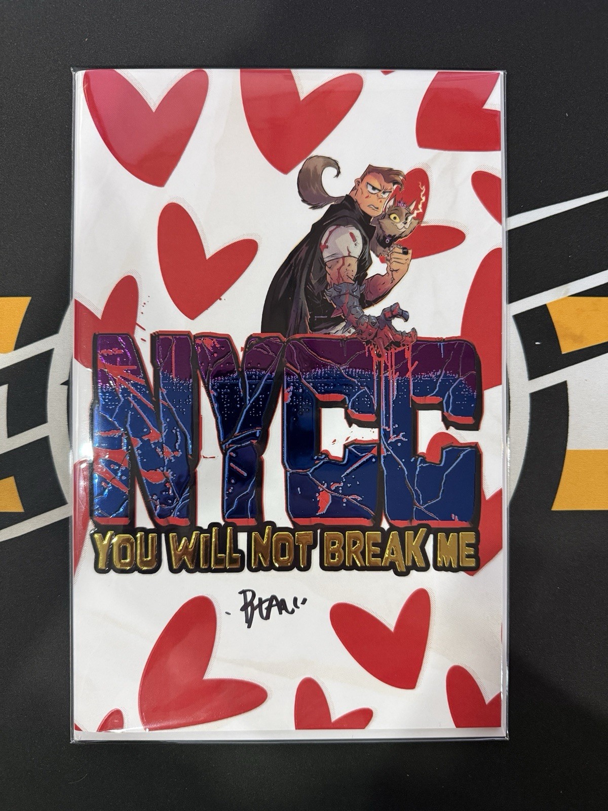Dungeon Crawler Carl #0 NYCC 2026 Foil Embossed Boxer Var SIGNED by Brett Bean Dungeon Crawler Carl #0 NYCC 2026 Foil Embossed Boxer Var SIGNED by Brett Bean