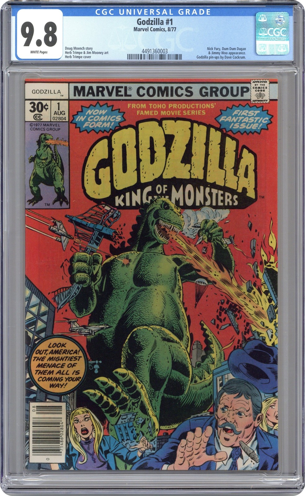 Godzilla #1 CGC 9.8 1977 4491360003