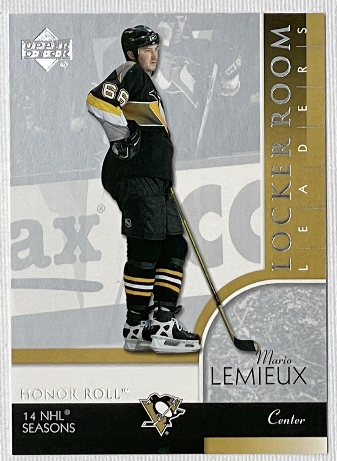 Classic Mario Lemieux 2002-03 Upper Deck Honor Roll Penguins