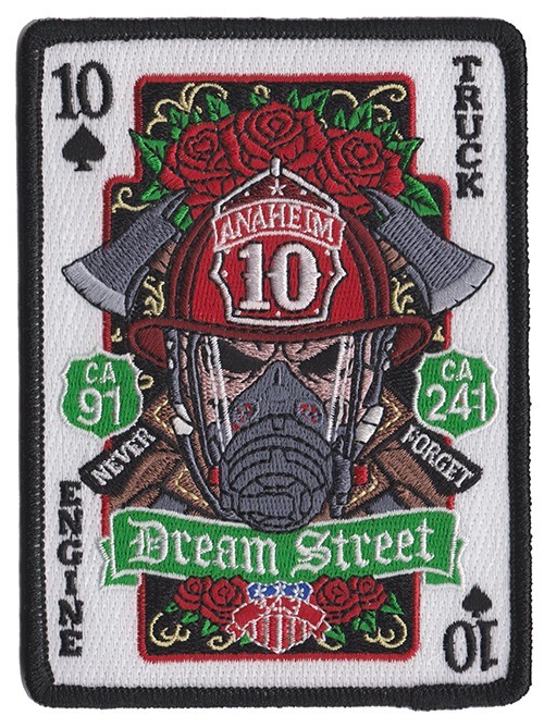 Anaheim Station 10 Dream Street Fire Patch NEW Anaheim Station 10 Dream Street Fire Patch NEW