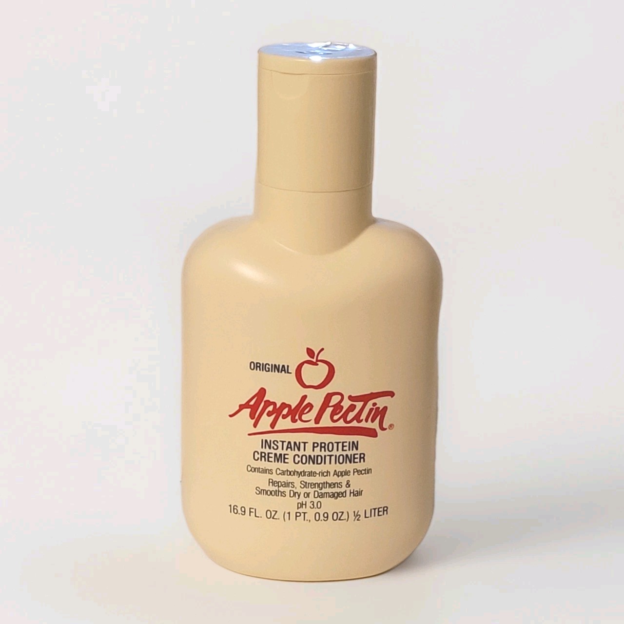 Vintage 1988 Dow Lamaur Apple Pectin Conditioner 16.9 oz Bottle Discontinued HTF