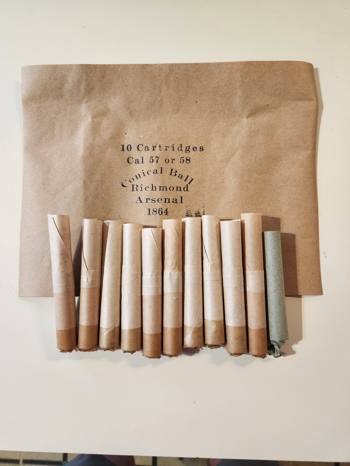 CS Richmond English style Paper Cartridges Arsenal Packs CS Richmond English style Paper Cartridges Arsenal Packs
