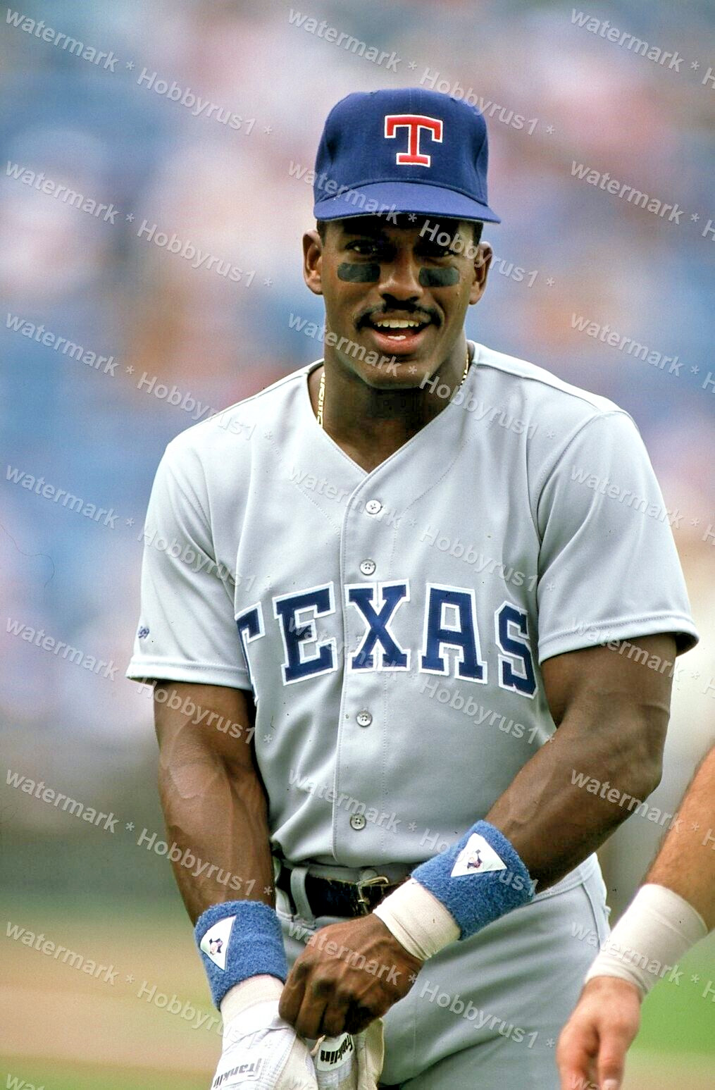 Ruben Sierra TEXAS RANGERS 1989 MLB Baseball Original 35mm Photo Slide