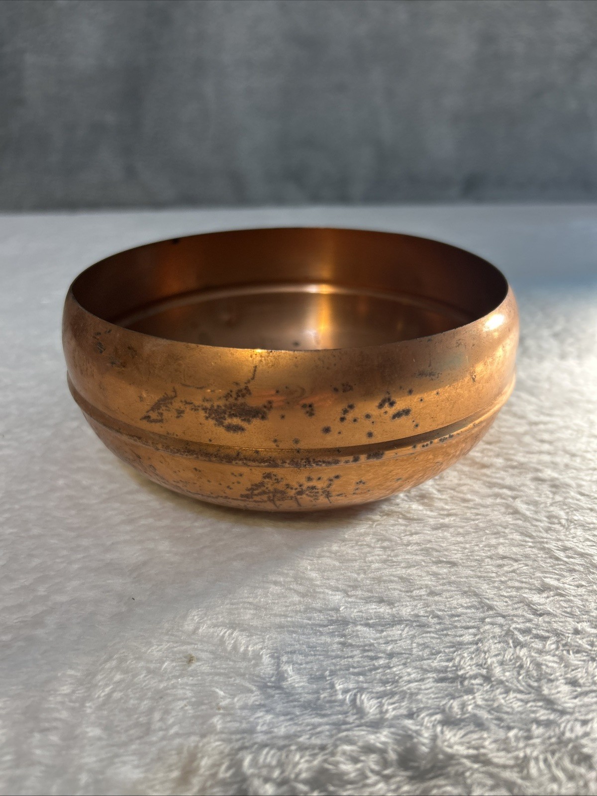 Coppercraft Guild Hammered Footed Bowl Home Decor 6” Copper Vintage MCM Coppercraft Guild Hammered Footed Bowl Home Decor 6” Copper Vintage MCM