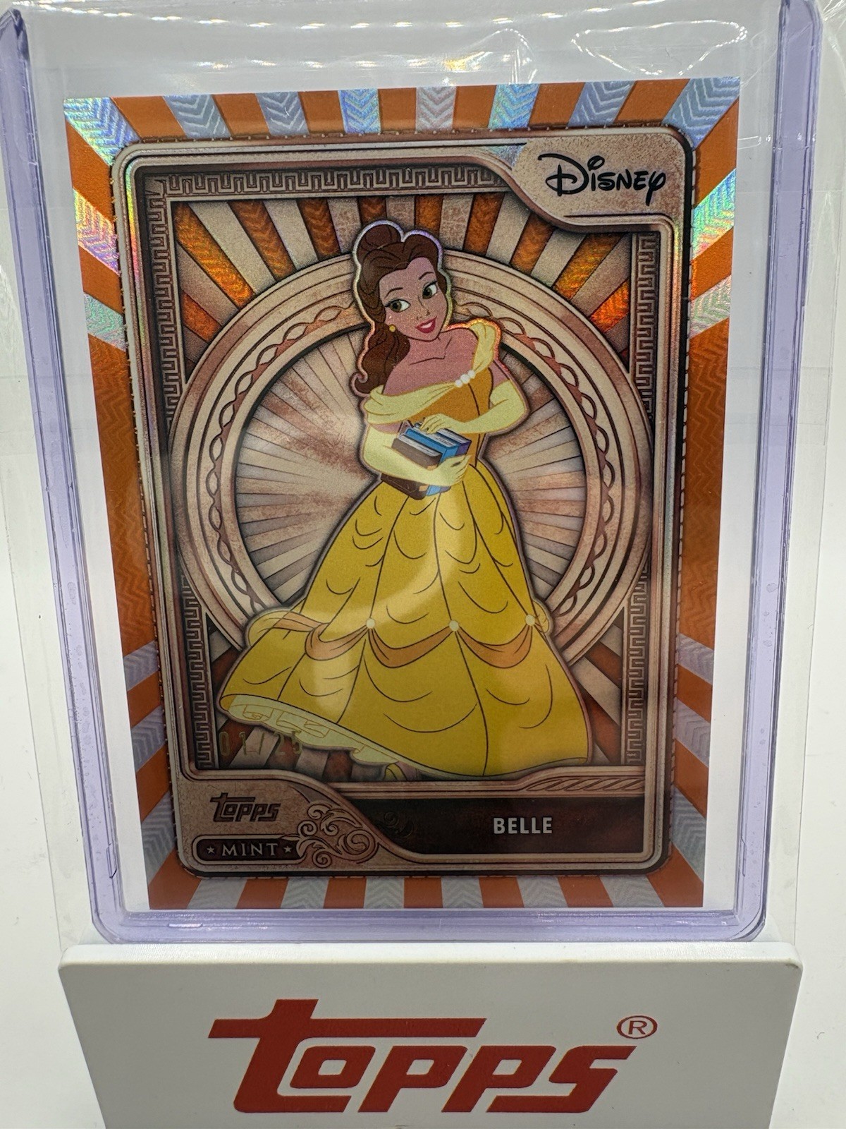 2026 Topps Mint Disney Belle ORANGE 1/25