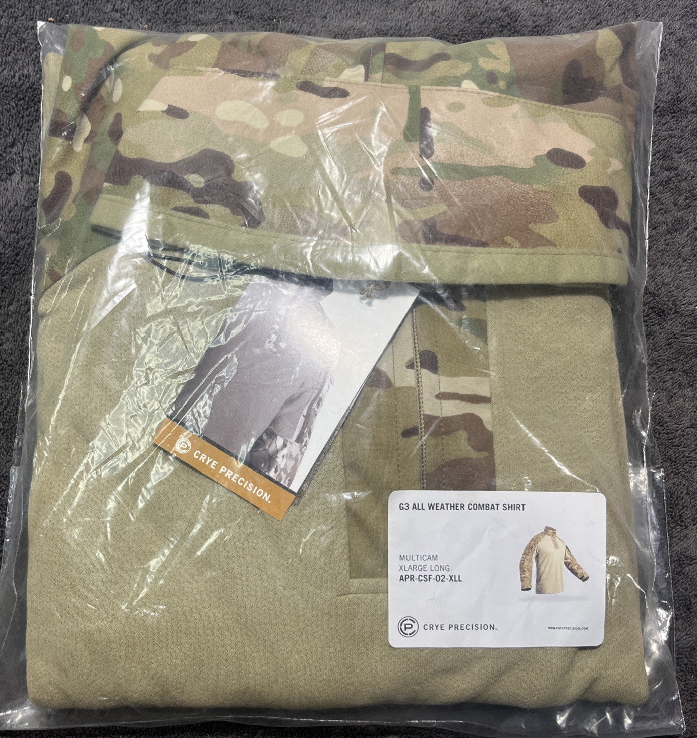 crye precision g3 all weather Combat Shirt/ Multi cam/XL long/ New crye precision g3 all weather Combat Shirt/ Multi cam/XL long/ New