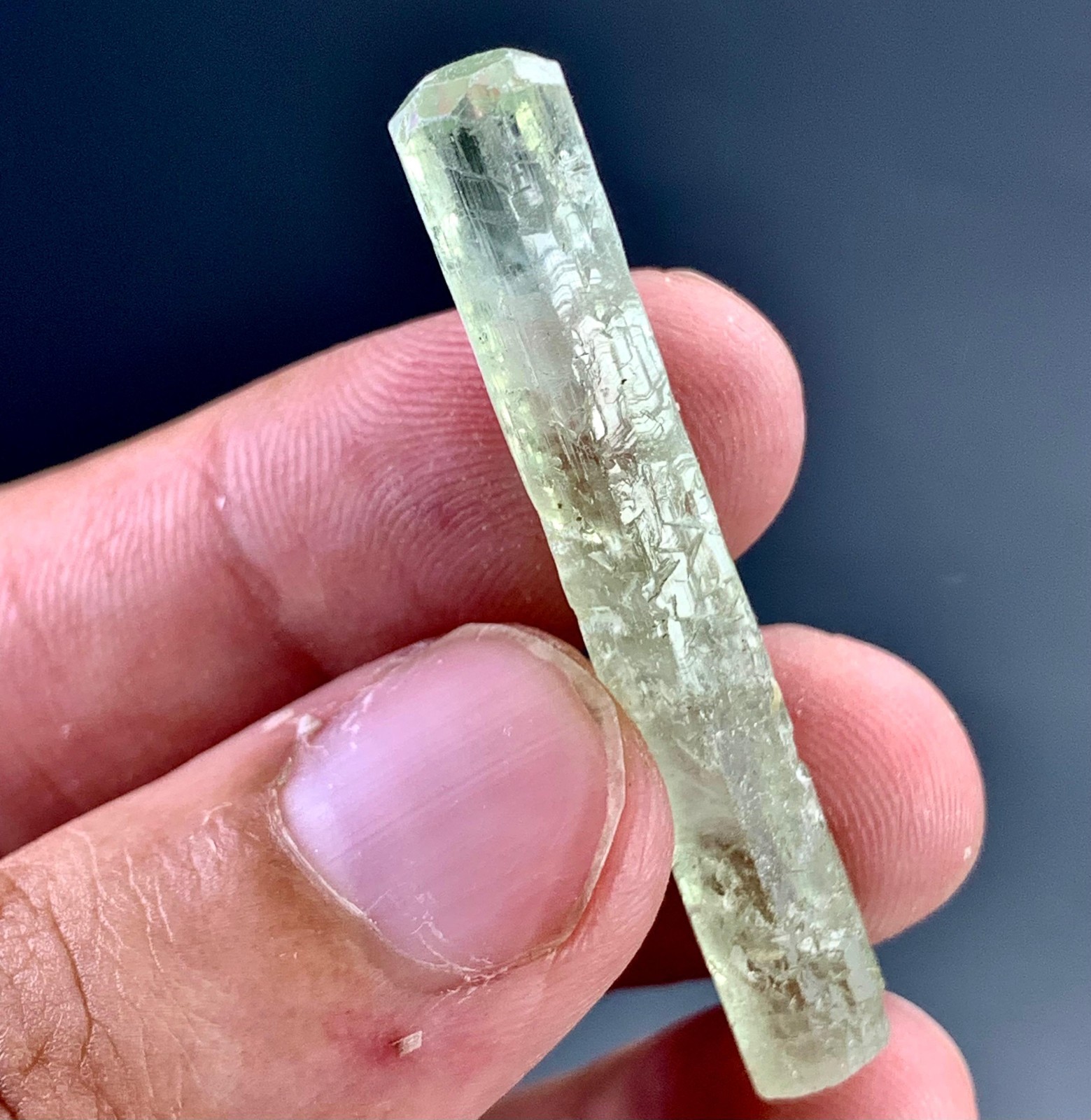 24 CT Top Quality Terminated Beryl Var. Heliodor Crystal from Pakistan 24 CT Top Quality Terminated Beryl Var. Heliodor Crystal from Pakistan