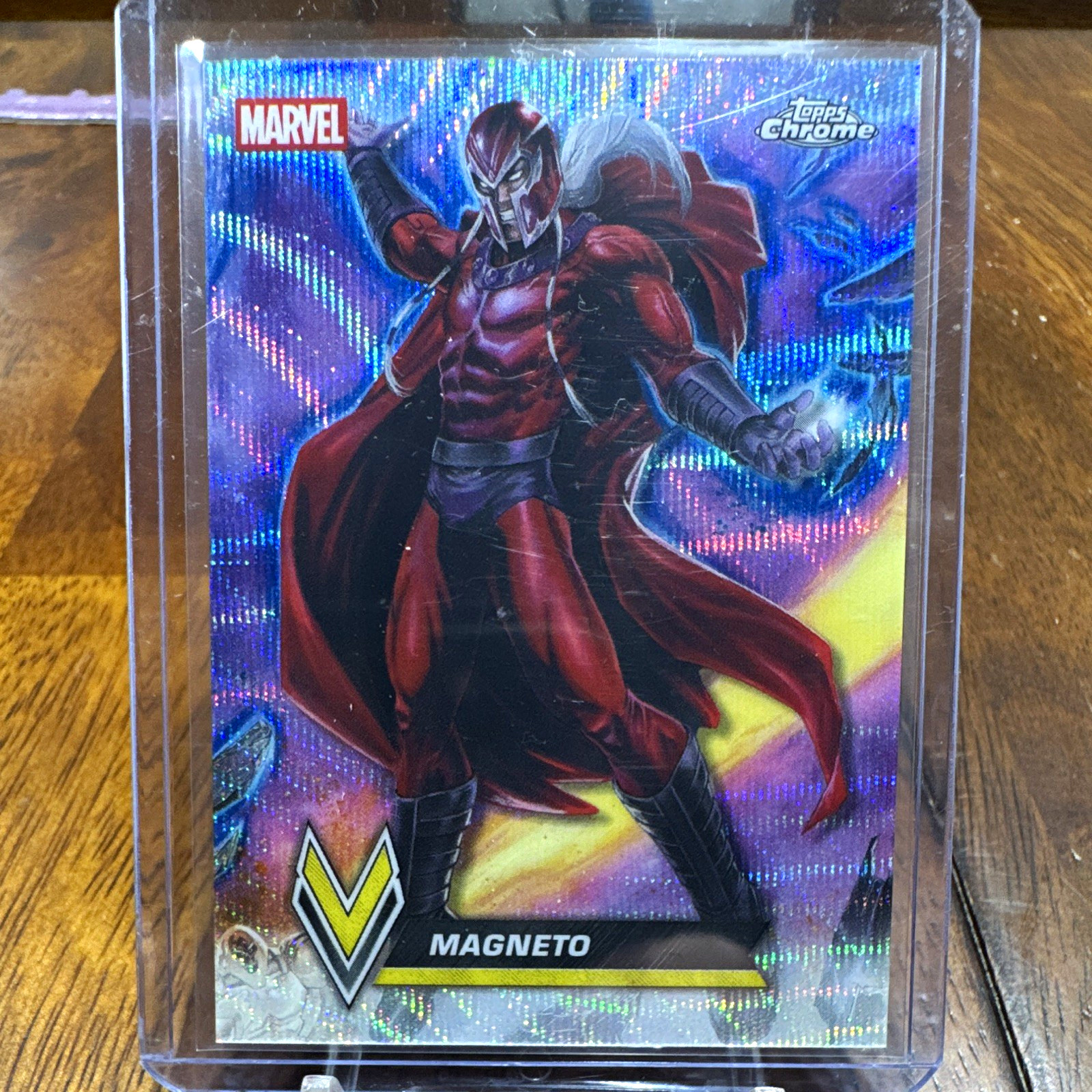 Topps 2026 Topps Chrome Marvel X-Men Magneto Varied Visage VV-07 Insert Topps 2026 Topps Chrome Marvel X-Men Magneto Varied Visage VV-07 Insert
