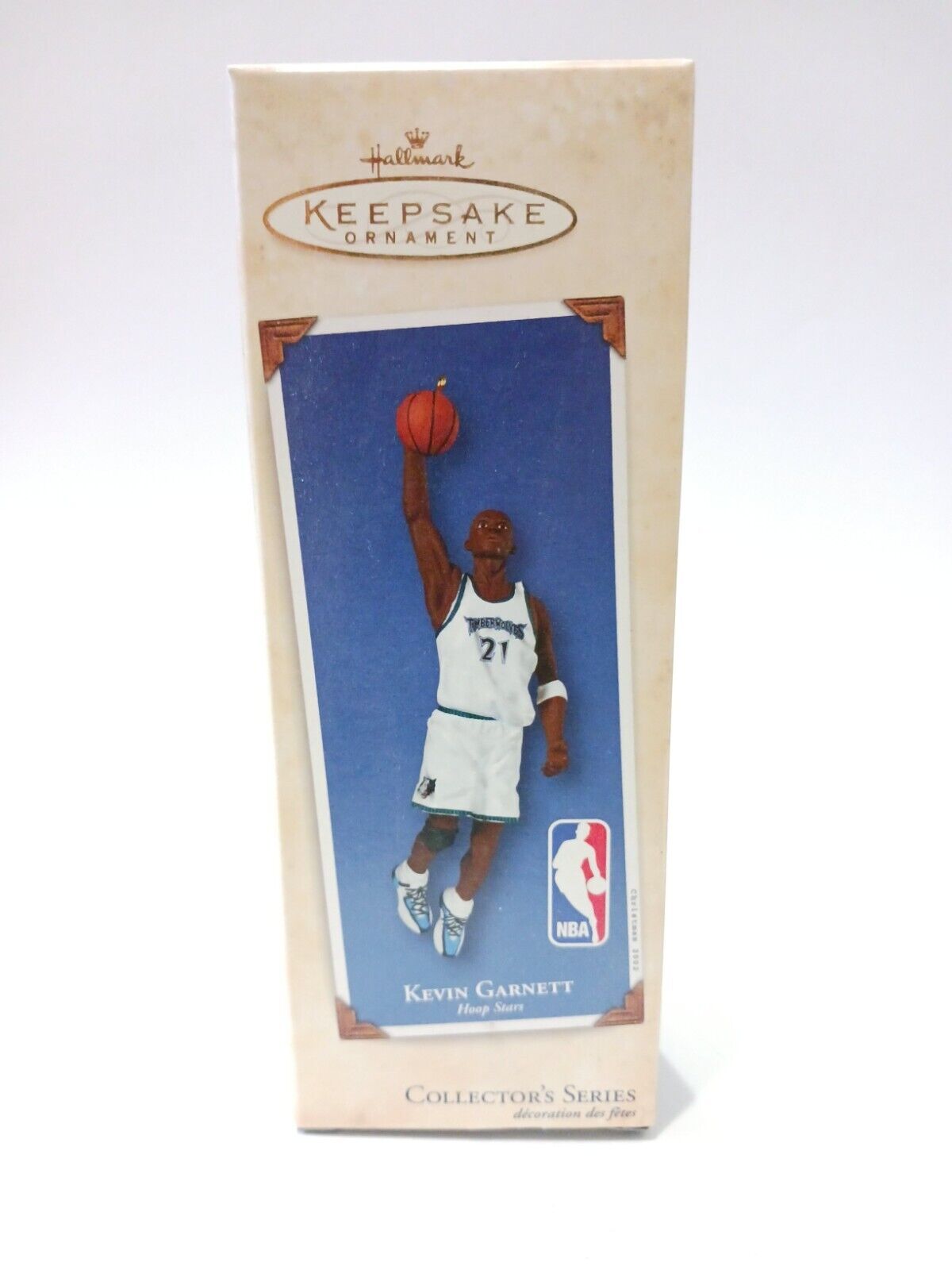 Hallmark Keepsake Ornament Kevin Garnett MN Timberwolves Basketball 2002