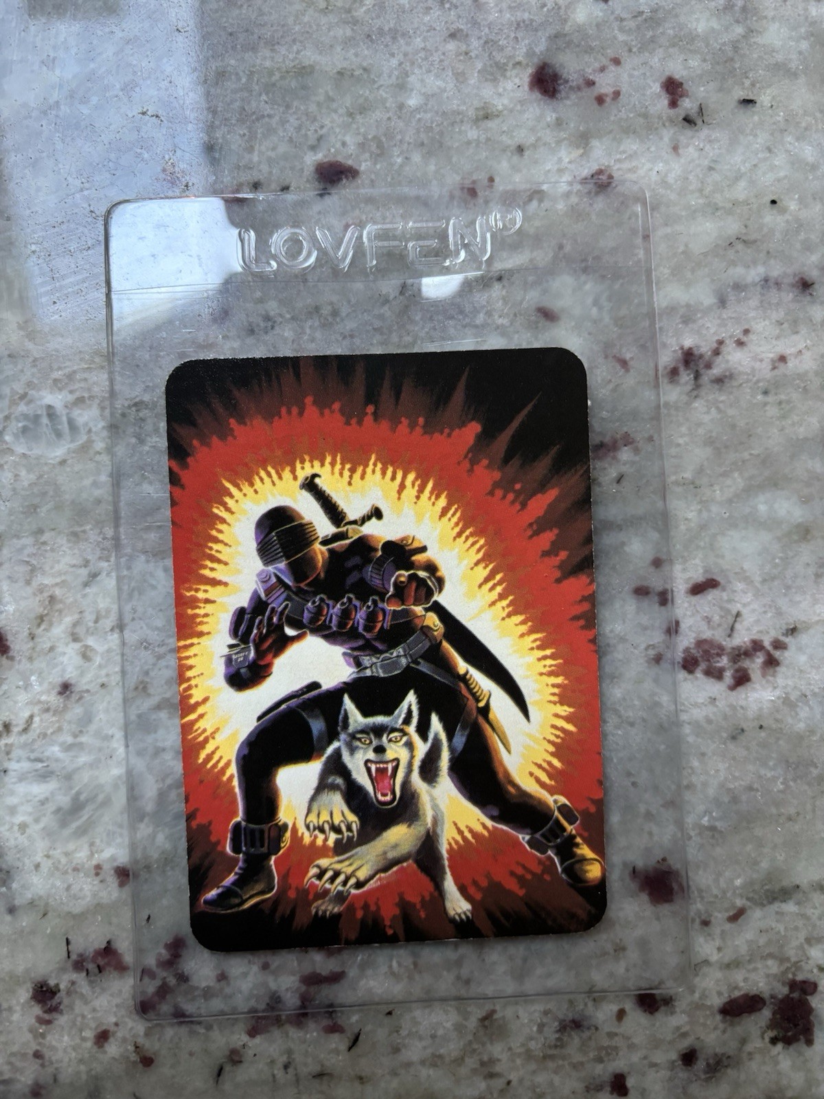 1986 SNAKE-EYES Milton Bradley Hasbro GI Joe Action Card #8 ROOKIE 1986 SNAKE-EYES Milton Bradley Hasbro GI Joe Action Card #8 ROOKIE