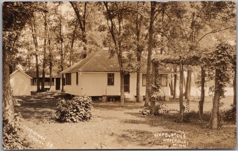 c1920s WATERVILLE, Minnesota RPPC Real Photo Postcard 