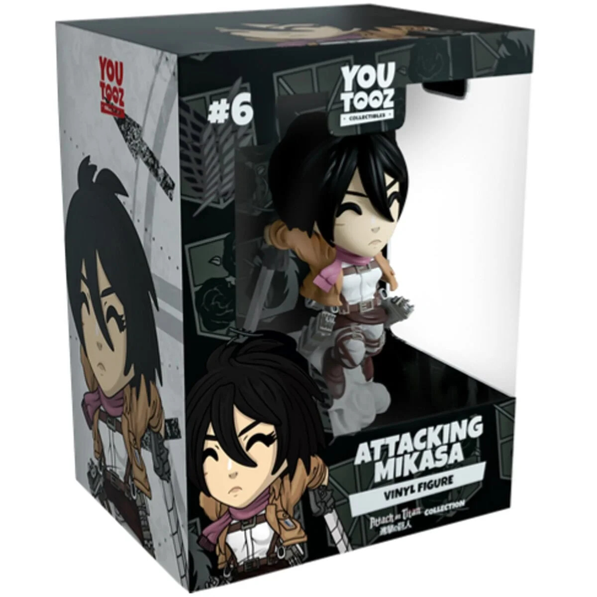 Youtooz: Attack on Titan Collection - Attacking Mikasa Vinyl Figure #6 Youtooz: Attack on Titan Collection - Attacking Mikasa Vinyl Figure #6