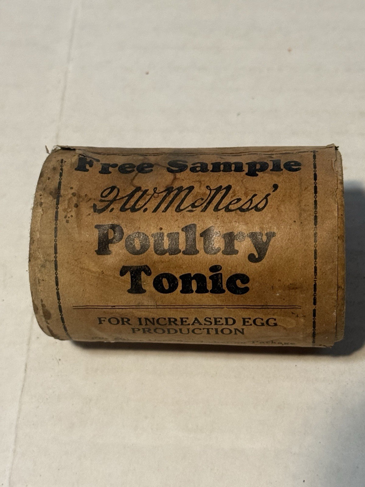 vintage F.W. McNess Poultry Tonic vintage F.W. McNess Poultry Tonic