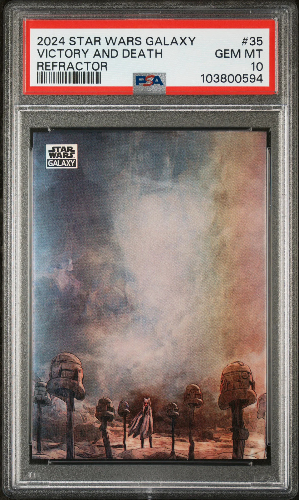2024 Topps Chrome Star Wars Galaxy Victory And Death #35 PSA 10