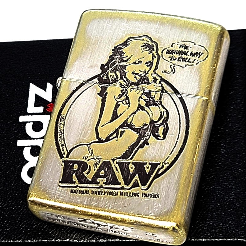 Zippo Lighter CASE ONLY Sexy RAW Girl Antiqued Silver Finish Etching Engraving Zippo Lighter CASE ONLY Sexy RAW Girl Antiqued Silver Finish Etching Engraving