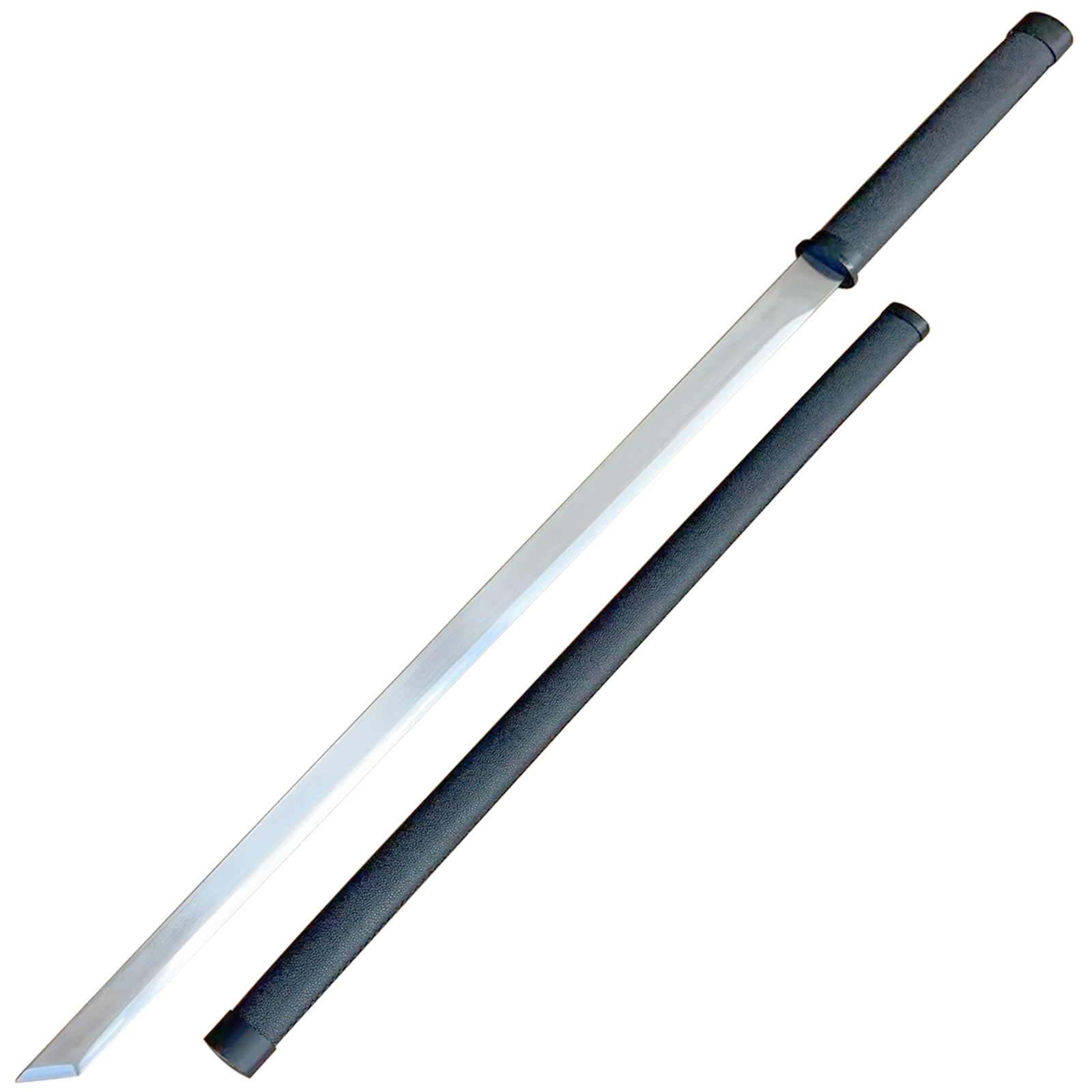 Handmade Full Tang Japanese Ninjato High Manganese Steel Blade w/ Scabbard
