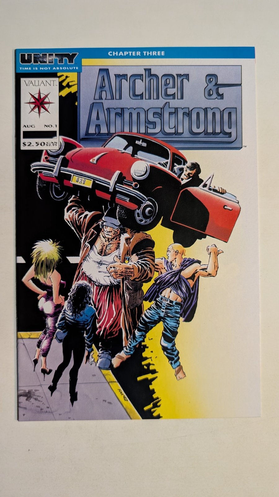 Archer and Armstrong #1 Comic Book Jim Shooter Valiant 1992 Archer and Armstrong #1 Comic Book Jim Shooter Valiant 1992