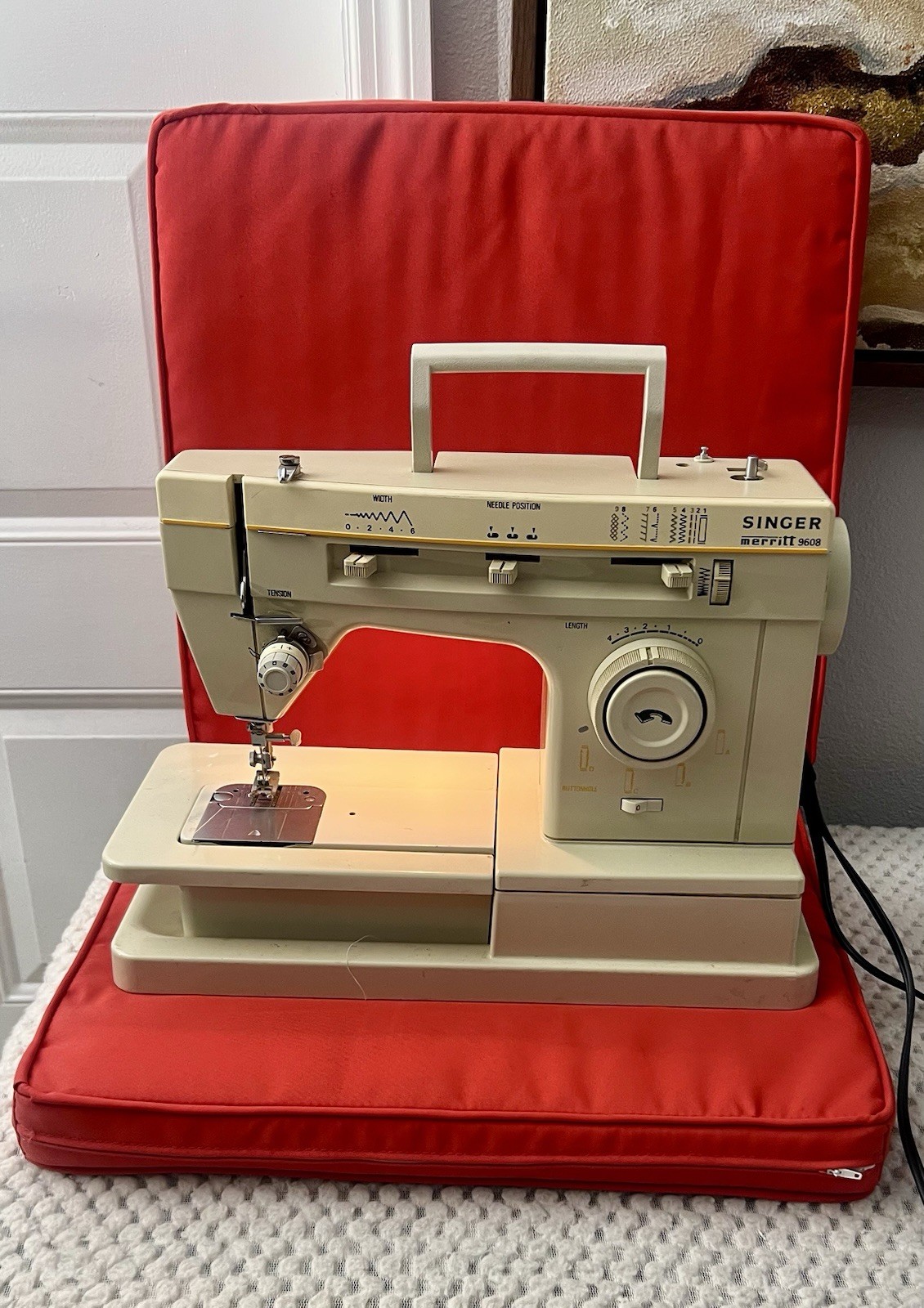 Vintage Singer Merritt 9608 Sewing Machine Vintage Singer Merritt 9608 Sewing Machine