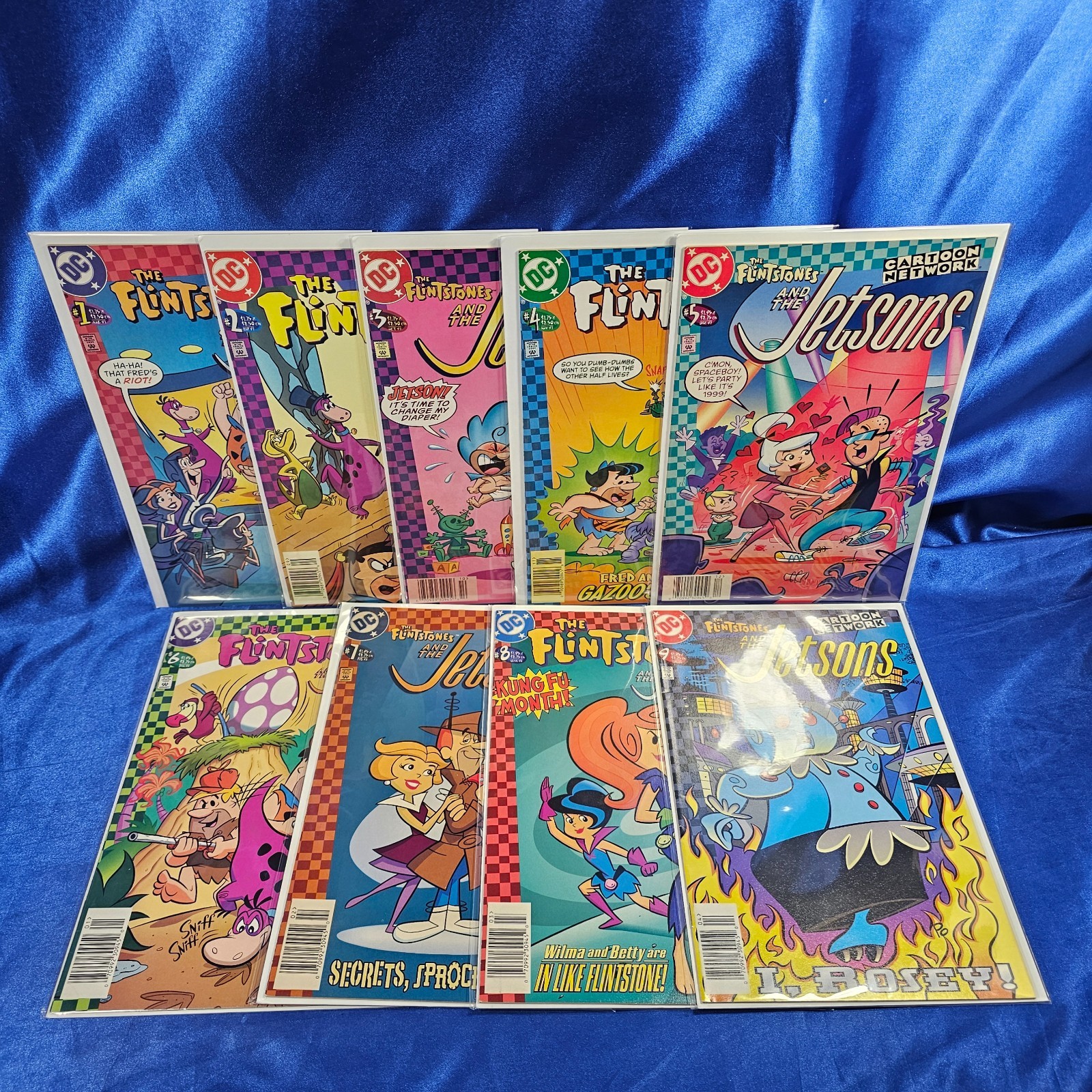 DC Comics Cartoon Network The Flintstones And The Jetsons #1 2 3 4 5 6 7 8 9 Lot DC Comics Cartoon Network The Flintstones And The Jetsons #1 2 3 4 5 6 7 8 9 Lot