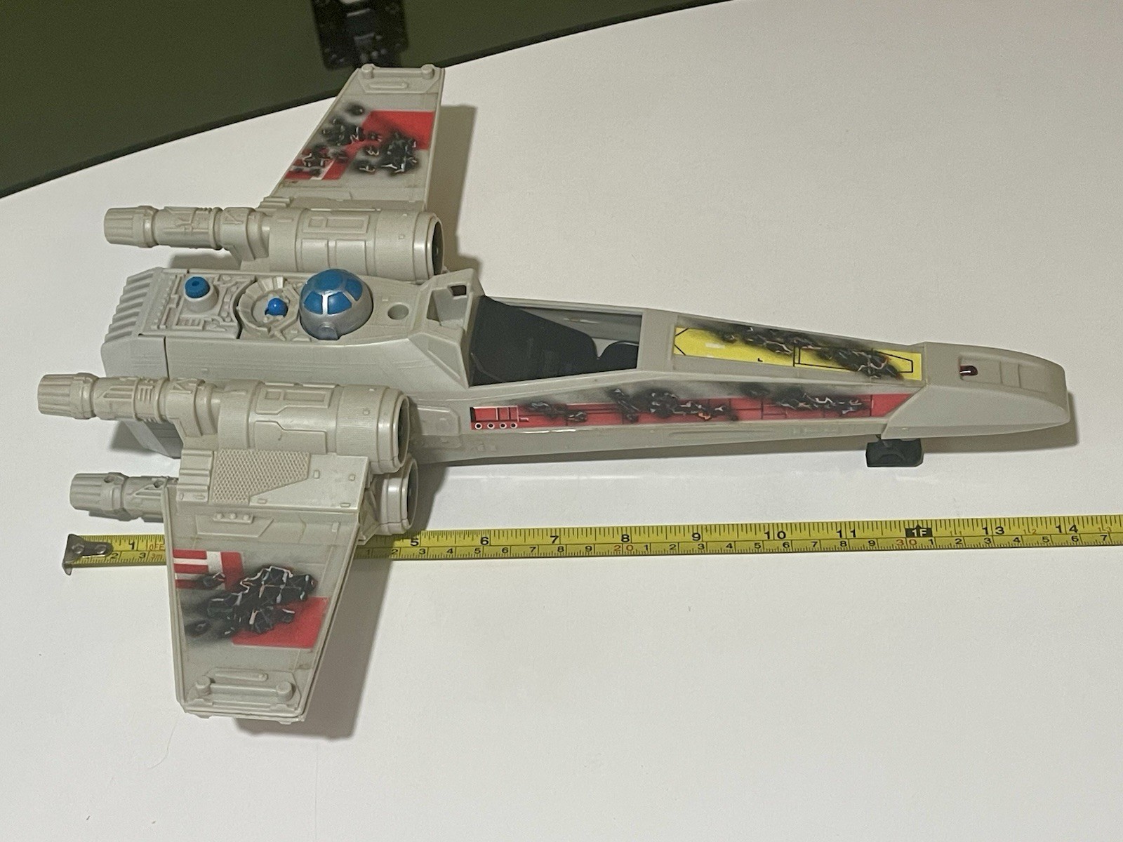 Vintage 1978 Kenner Star Wars Battle Damaged X-Wing Fighter -WORKING Light Sound Vintage 1978 Kenner Star Wars Battle Damaged X-Wing Fighter -WORKING Light Sound