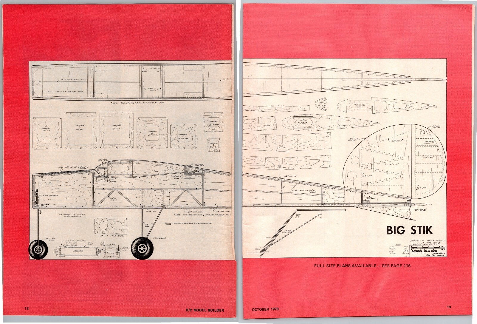 1979 Big Stik Advertising Plans Three Full Pages Vintage Magazine Print Ad 8x11 1979 Big Stik Advertising Plans Three Full Pages Vintage Magazine Print Ad 8x11