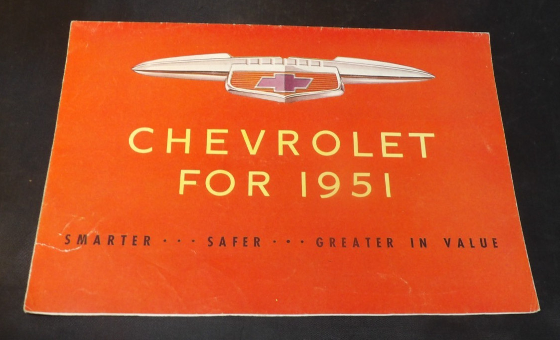 1951 Chevrolet Sales Brochure - Vintage - 1950 printing 1951 Chevrolet Sales Brochure - Vintage - 1950 printing