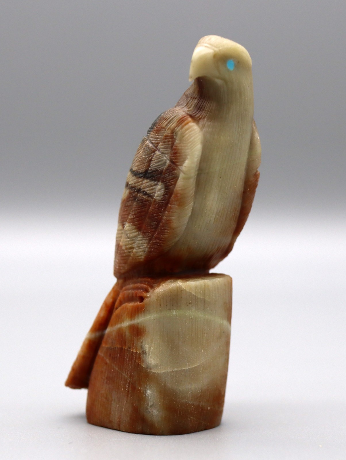 Colin D. Weeka (d) Picasso Marble Zuni Eagle Fetish