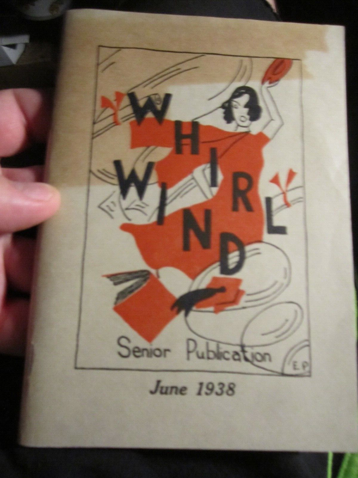 1938 NORTH DALLAS HIGH SCHOOL SENOR PUBLICATION YEAR BOOKLET 