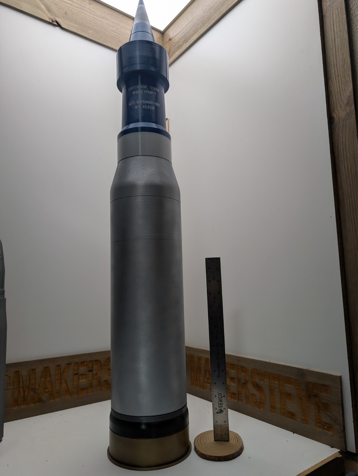 120mm M1002 TPMP-T Abrams 3D Printed Complete - Replica - Cosplay - All Plastic