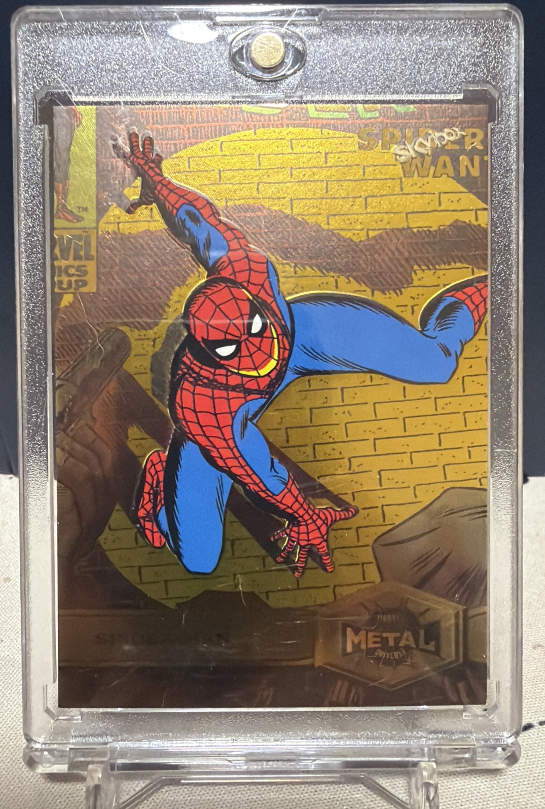 2022 Skybox Metal Spider-Man GOLD Parallel Limited Vintage POP HOT 🕷️🕸️🔥🔥🔥 2022 Skybox Metal Spider-Man GOLD Parallel Limited Vintage POP HOT 🕷️🕸️🔥🔥🔥