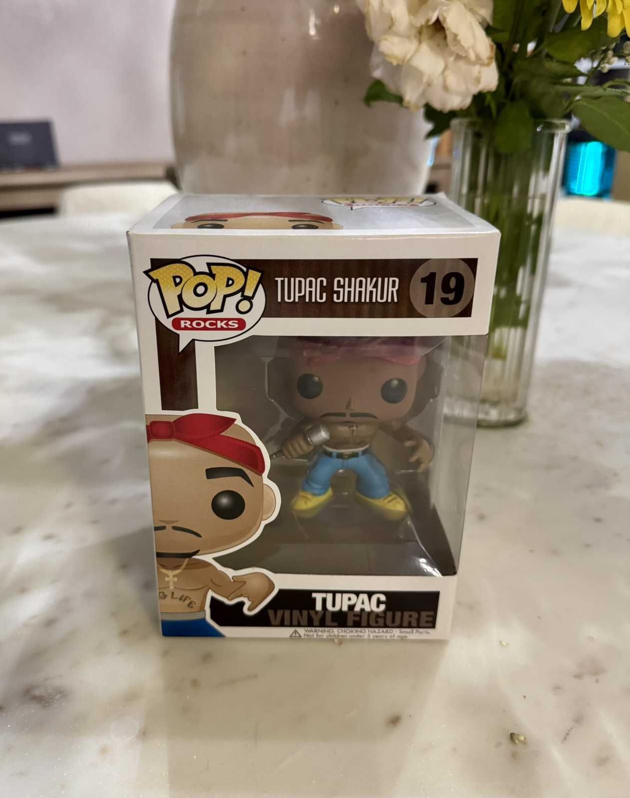 Funko POP Rocks Tupac Shakur #19 *ULTRA RARE NO EYEBROWS* Original & Authentic Funko POP Rocks Tupac Shakur #19 *ULTRA RARE NO EYEBROWS* Original & Authentic