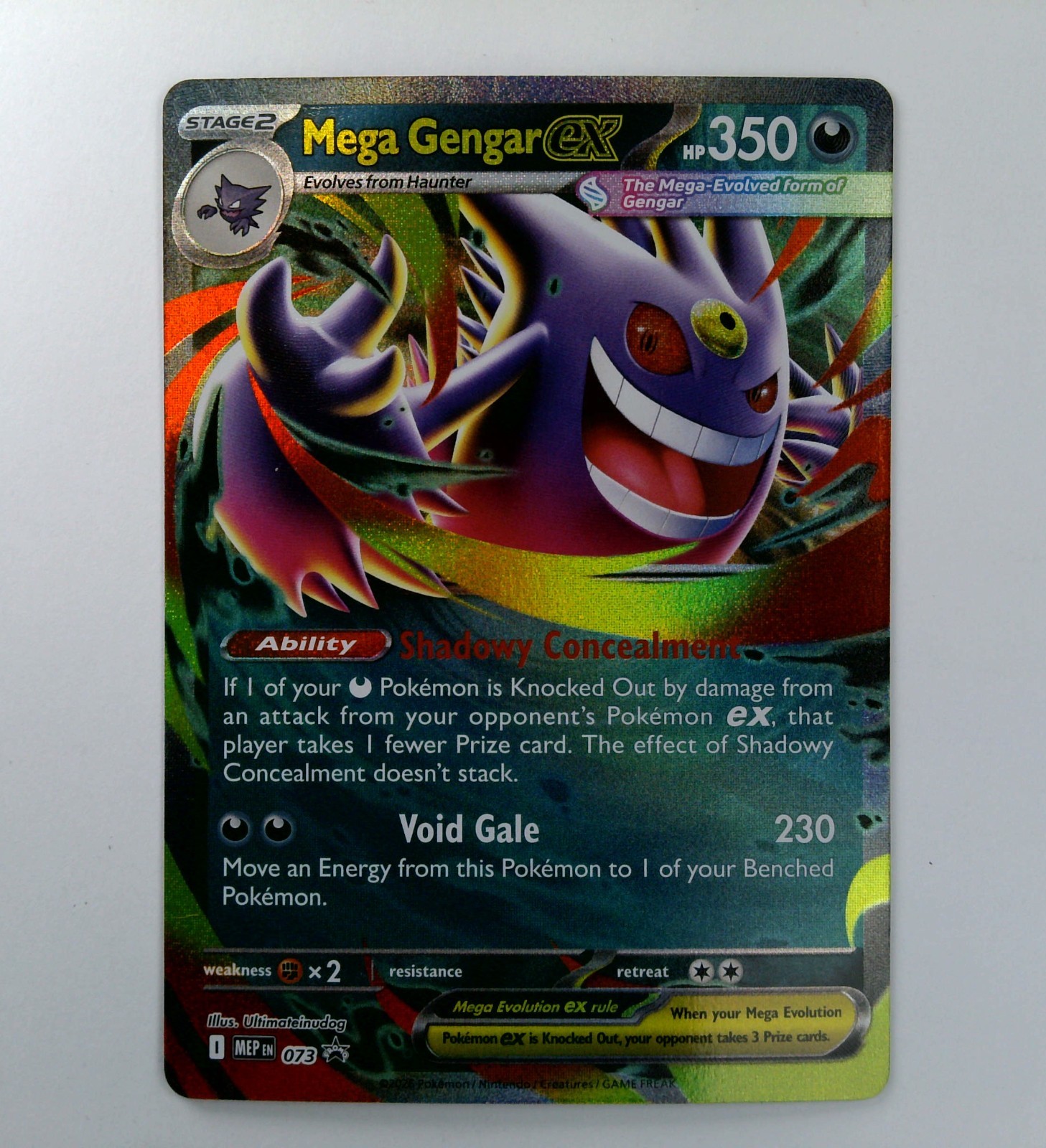 Mega Gengar ex Promo #073. Black Star Promos - Mega Evo. Raw. Pokemon TCG Mega Gengar ex Promo #073. Black Star Promos - Mega Evo. Raw. Pokemon TCG