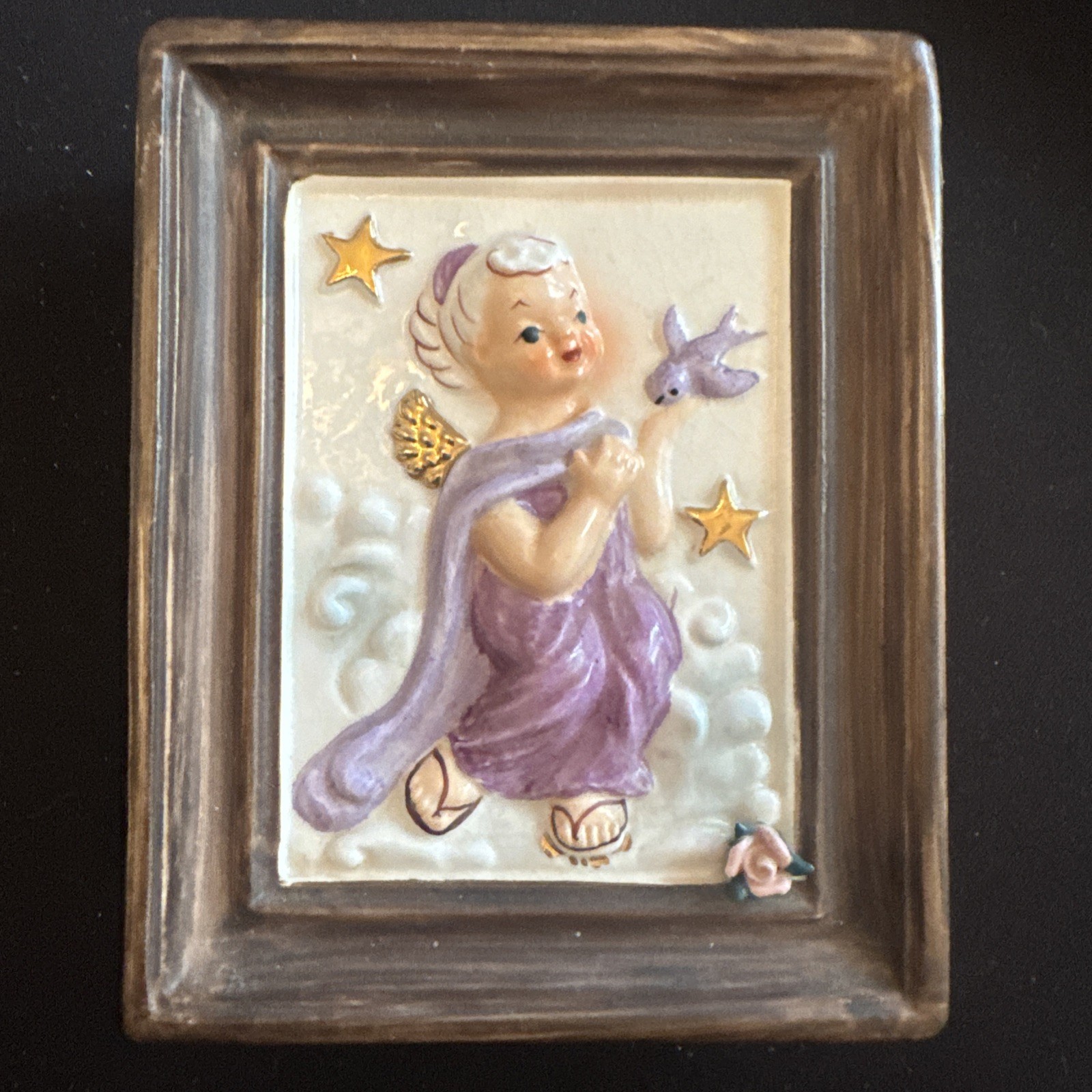 Vintage Napco Lucky Star Guardian Angel Scorpio Zodiac Wall Pocket Japan Vintage Napco Lucky Star Guardian Angel Scorpio Zodiac Wall Pocket Japan