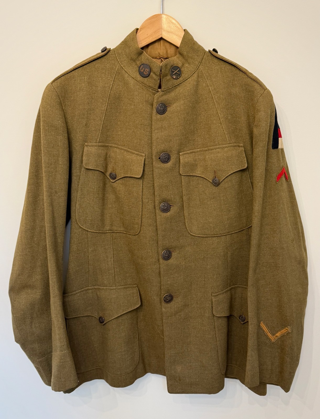 WWI WW1 US 1st Army Artillery Uniform Tunic Jacket ID'd - Superb Condition WWI WW1 US 1st Army Artillery Uniform Tunic Jacket ID'd - Superb Condition