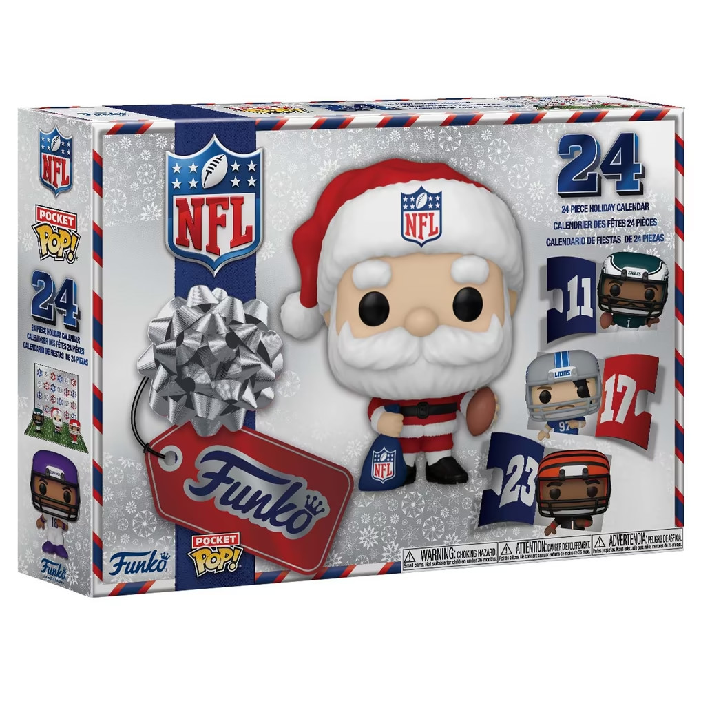 NFL Funko Pocket Pop Advent Countdown Calendar NFL Funko Pocket Pop Advent Countdown Calendar