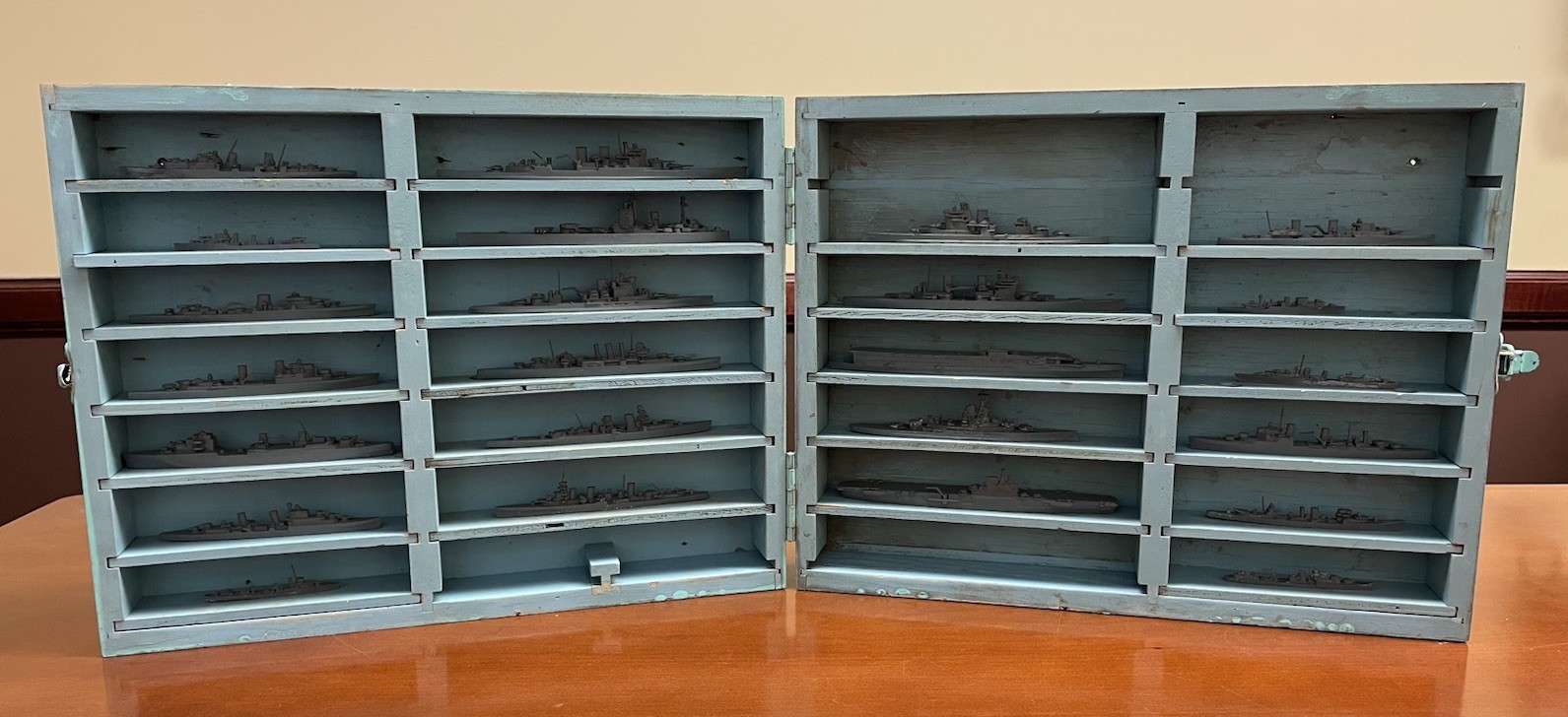 H.A. Framburg & Co British Royal Navy Recognition Models Lot Of 24 Ships 1943 H.A. Framburg & Co British Royal Navy Recognition Models Lot Of 24 Ships 1943