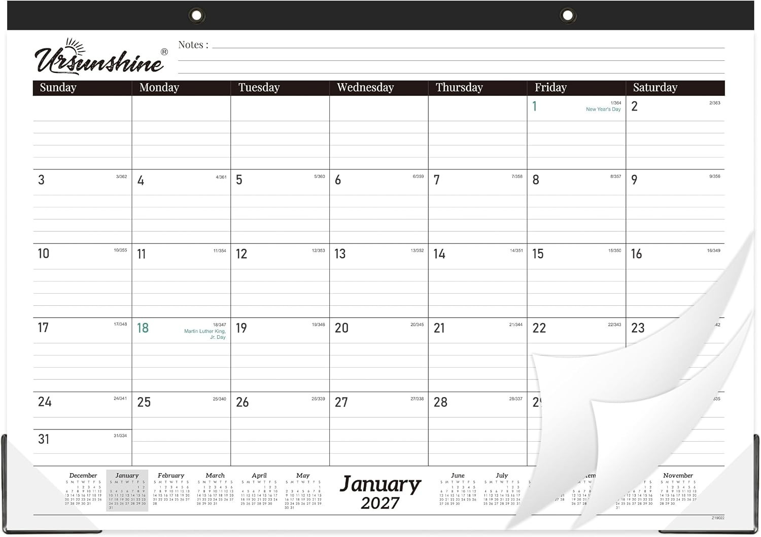 2027 Desk Calendar - 18 Monthly Desk Calendar 2027, 17 2027 Desk Calendar - 18 Monthly Desk Calendar 2027, 17