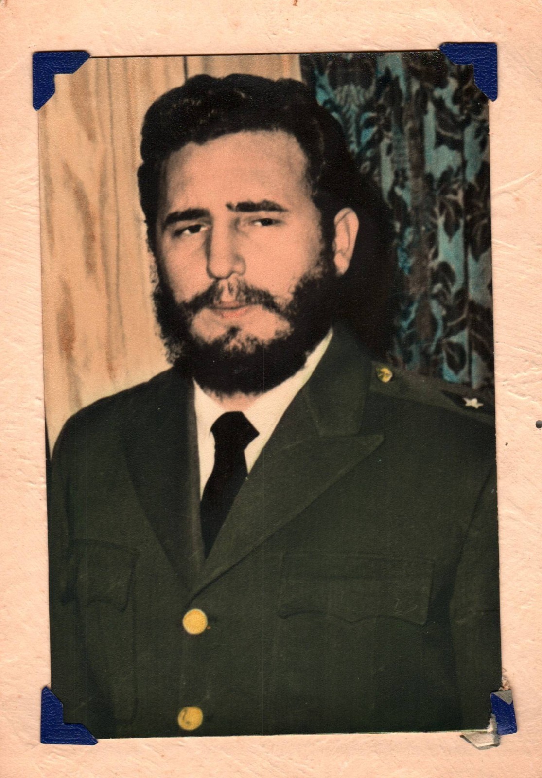 RARE CUBA CUBAN FIDEL CASTRO REVOLUTION LEADER NARANJO RPPC 1959 PHOTO MA74